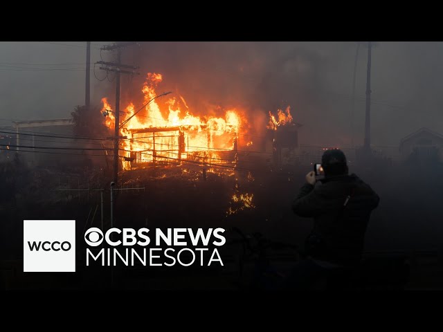 Tens of thousands evacuate as wildfire tears through California coast