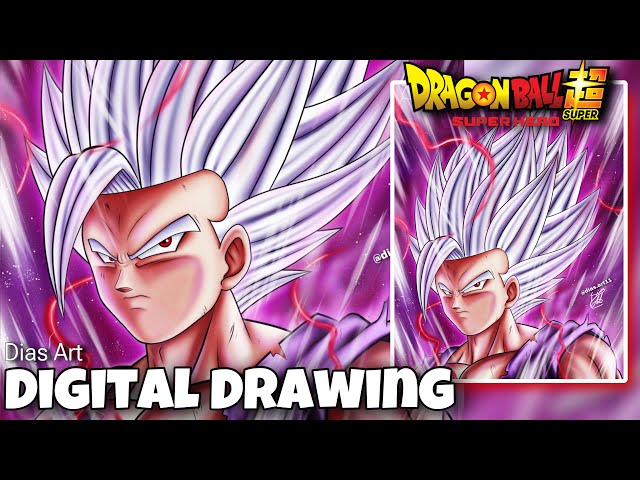 Speed Drawing Gohan Beast [Dragon Ball Super Super Hero]