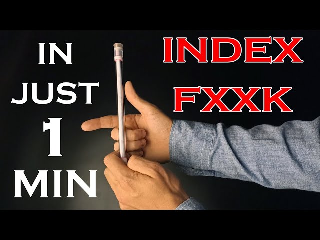 INDEX FXXK TUTORIAL. PENSPINNING FOR BEGINNERS IN JUST 1 MINUTE!