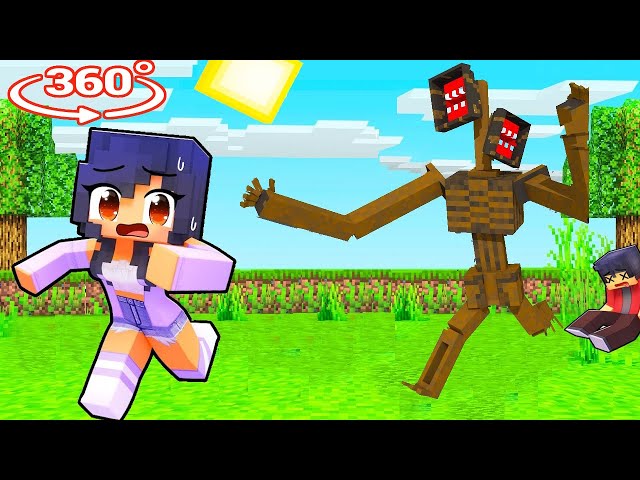 Aphmau Surviving Against WENDA Sprunki Phase 2 in Minecraft - Gameplay 360°