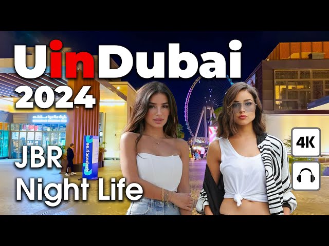 Dubai Live 24/7 🇦🇪 Wonderful JBR, Night Life [4K ] Walking Tour