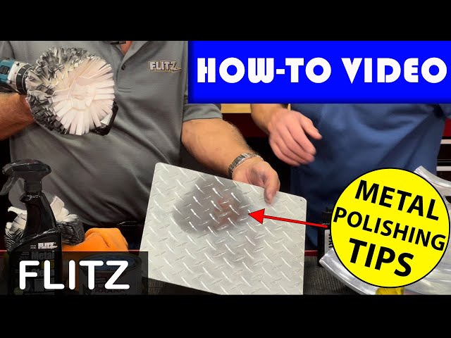 How to Polish DULL Diamond Plate to a CHROME Shine using Flitz Metal Polish