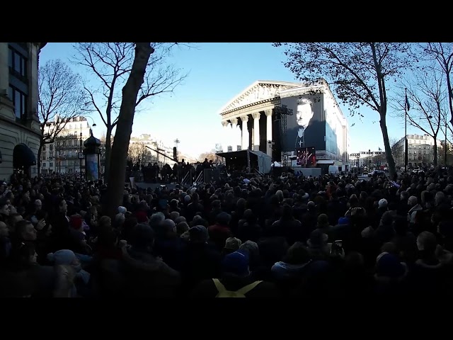 Hommage Johnny Hallyday - 09 décembre 2017 Paris (vidéo 360°)