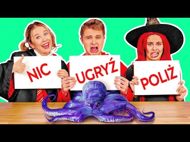 UGRYŹ, POLIŻ LUB ZOSTAW || Halloweenowy Test Smaków ‘Cukierek albo Psikus' od 123 GO! CHALLENGE