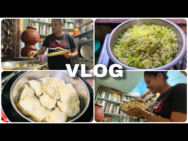 FIRST TIME APNE HUSBAND KE LIYE MOMOS BANAYE 🥟😍| VLOG |