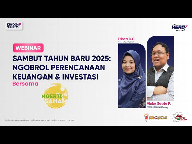 Webinar - Ngobrol Perencanaan Keuangan & Investasi Bareng Kiwoom Sekuritas bersama Ngerti Saham