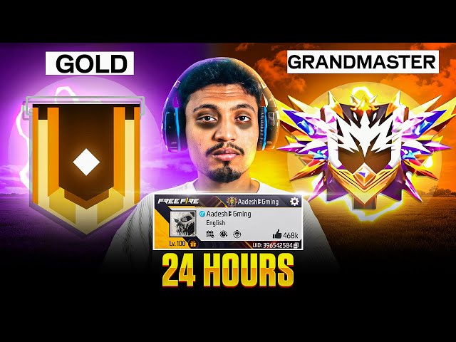 🔴[Live] Let,s Go Guys For Do Grandmaster Top 1 Season 43 Br Rank 24 Hours Pushing 😎#day21