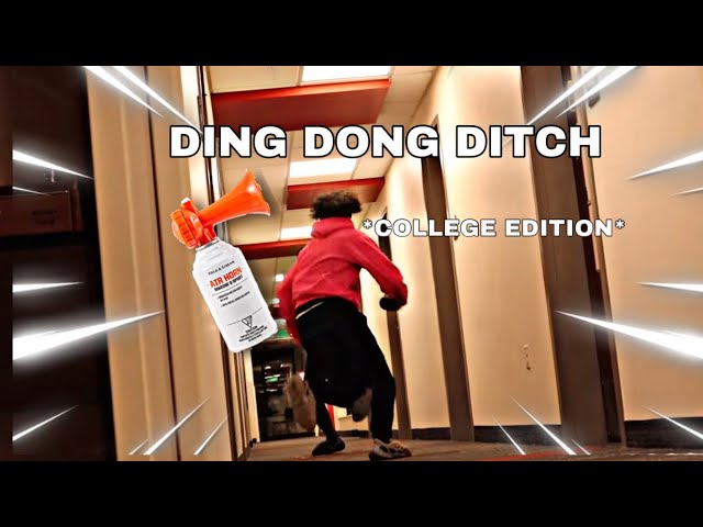 EXTREME DING DONG DITCH **COLLEGE EDITION** | GONE WRONG