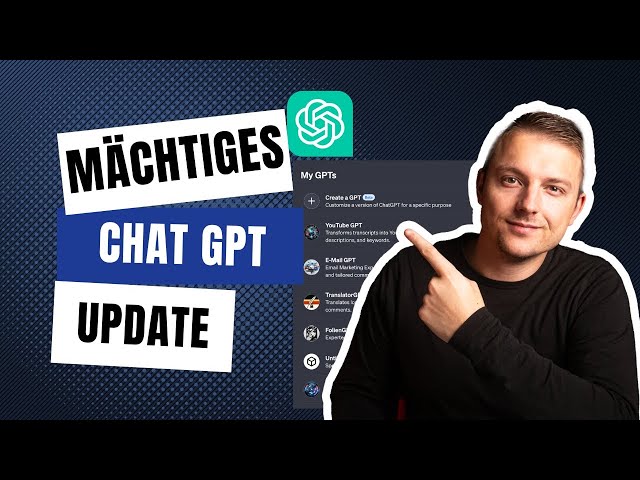 NEUES CHAT GPT UPDATE! GAMECHANGER? Eigenes GPT bauen | Schritt für Schritt Anleitung