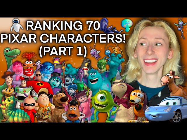 RANKING 70 PIXAR CHARACTERS! (PART 1) 🪐💥 🐜 with Nicky Marra!