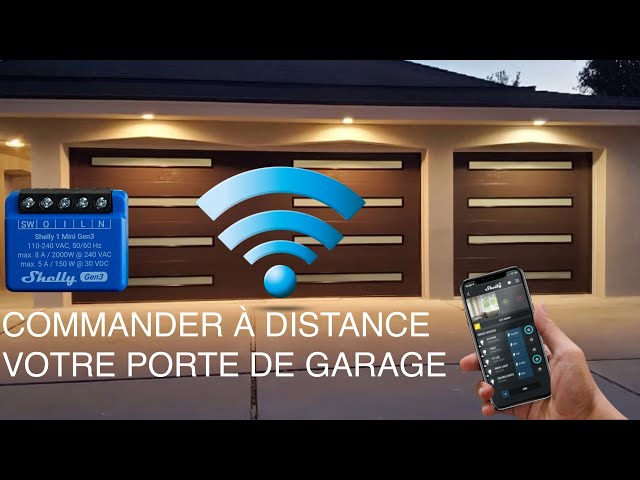 Rendez votre porte de garage connectée avec Shelly 1 Mini Gen3 🚪🔌