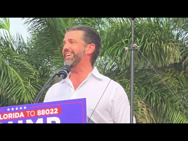 ALL NEW: Donald Trump Jr. at historic Trump Rally in Doral, FL! #trump #youtube