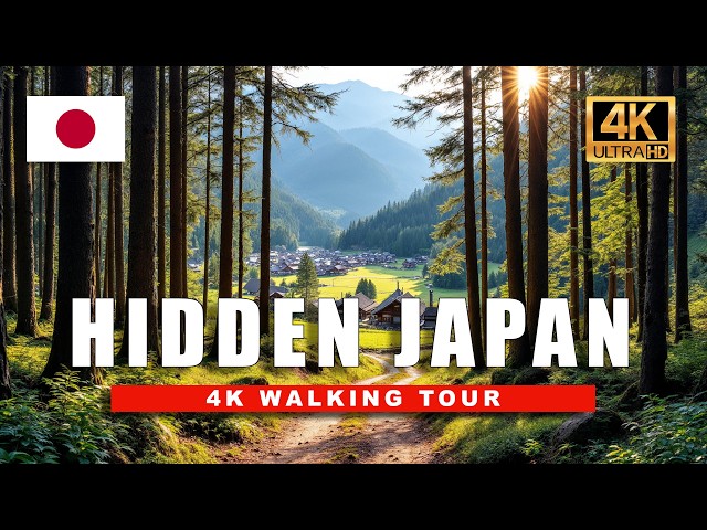 🇯🇵 Japan 4K | Most Beautiful Hidden Trail in Japan 🌸 Walking Through Misty Forests & Ancient Village