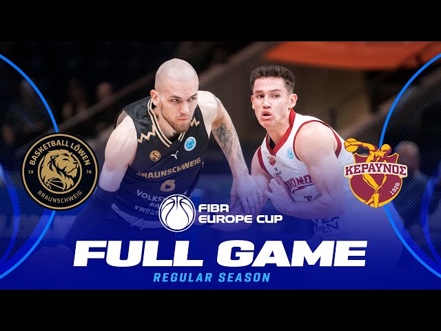 Basketball Lowen Braunschweig v Keravnos BC | Full Basketball Game | FIBA Europe Cup 2024-25