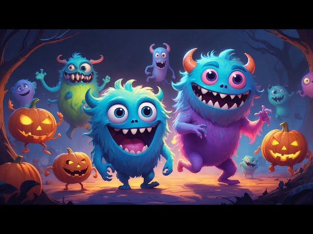 Monsters in the Moonlight | Fun Halloween song