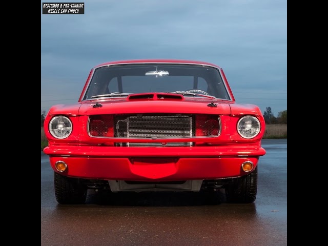 LOVE the RUMBLING of this Restomod PRO-TOURING '65 Ford Mustang FASTBACK!!