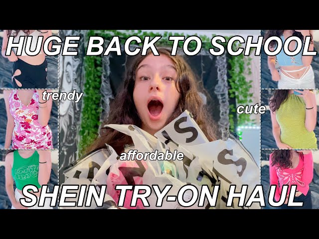 HUGE TRENDY BACK TO SCHOOL SHEIN TRY-ON HAUL 2021 !!