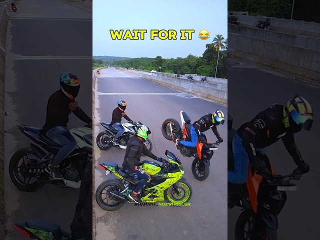 Stuntriders Parking Style🥵#subscribe #youtube #motorcycle #bikerider #ktmlover #bike #funny #shorts