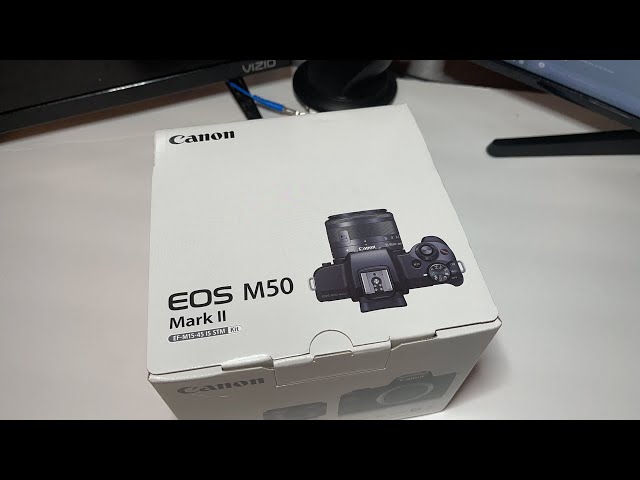 Unboxing EOS M50 MARKII CANON  camera