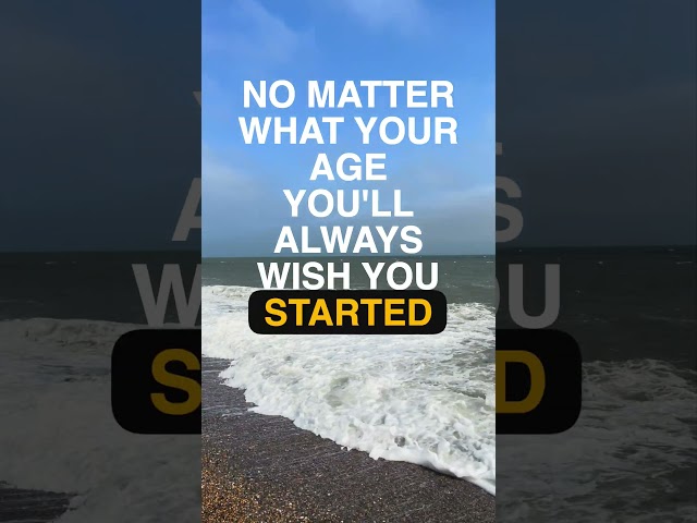 Today is the youngest you'll ever be