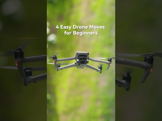 4 super simple drone moves you should learn today 📚 DJI Mavic 3 Pro 🎬 Muyun