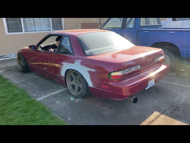 Nissan 240 SX Coupe S13 1.8 Turbo Straight Pipe