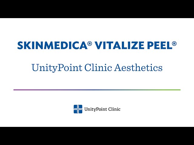 SkinMedica® Vitalize Peel® Offered in North Central Iowa