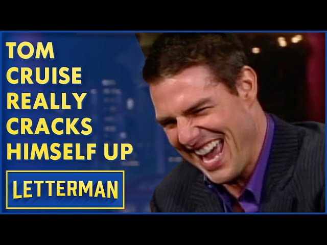 Tom Cruise Can't Stop Laughing About His Prank | David Letterman