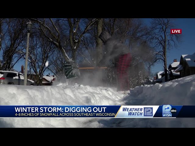 Southeast Wisconsin digs out from major snowfall