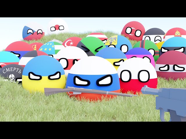 POV: Você é a Rússia Soviética na Guerra Civil Russa || 3D Countryballs Animation