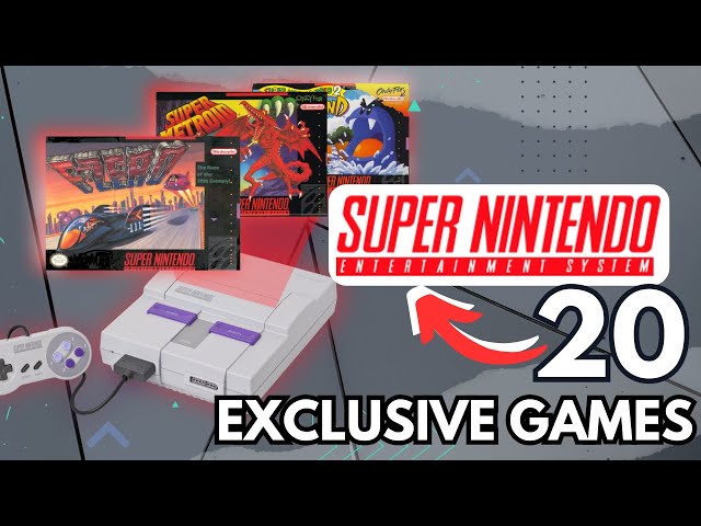 20 🟢🔵🟡🔴SNES EXCLUSIVE games| (Pt.1)|This is exclusive SNES territory,SEGA owners didn't enjoyed them