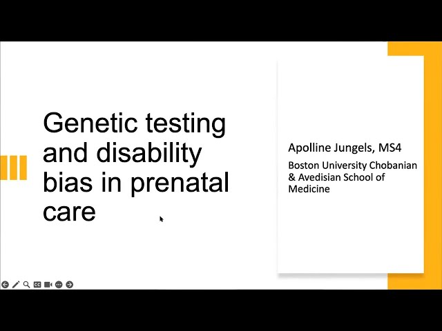 Genetic Testing and Disability bias in prenatal care