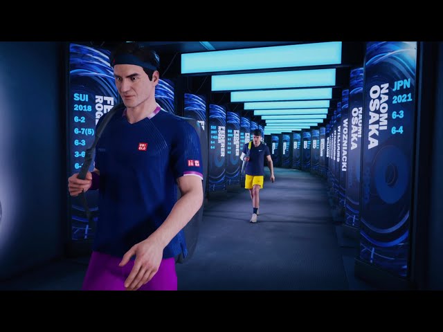 Top Spin 2K25 Season 5 Gameplay Federer vs Alcaraz PS5