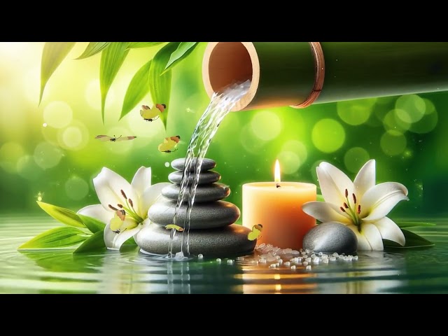 Relaxing Spa Music with Calming Water Sounds:Find Serenity and Overcome Anxiety🌼Perfect Tranquility