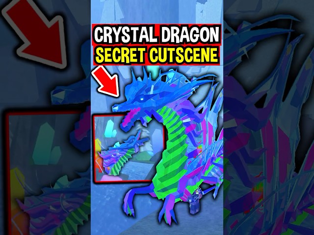 SECRET CRYSTAL DRAGON CUTSCENE in Roblox Fisch..