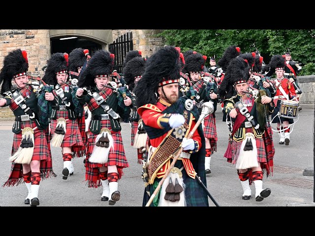 The Black Watch Pipes and Drums 3SCOTS, Mounting the Guard at Edinburgh Castle