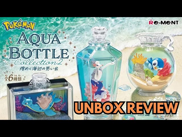 Re-ment Pokemon Aqua Bottle 2 Unbox Review リーメント ポケモン 煌めく海辺の思い出 開封