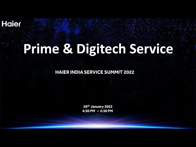 Haier India Service Summit 2022