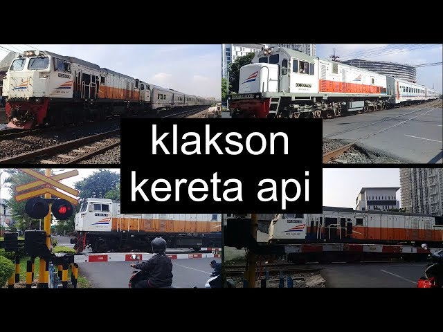 Kompilasi video kereta api indonesia maret 2018 terbaru edisi klakson