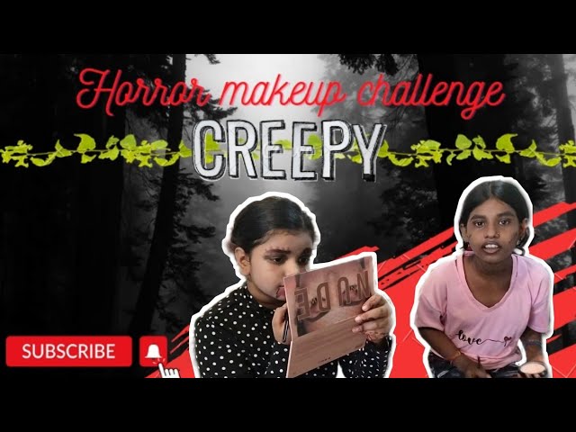 horror makeup challenge | fun | horror | scary | funny birds