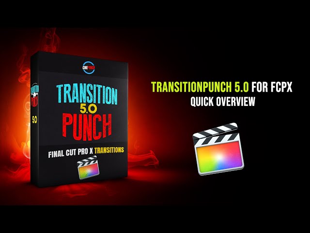 How to use Transitions inside Final Cut Pro X - TRANSITIONPUNCH 5.0 for CINEPUNCH