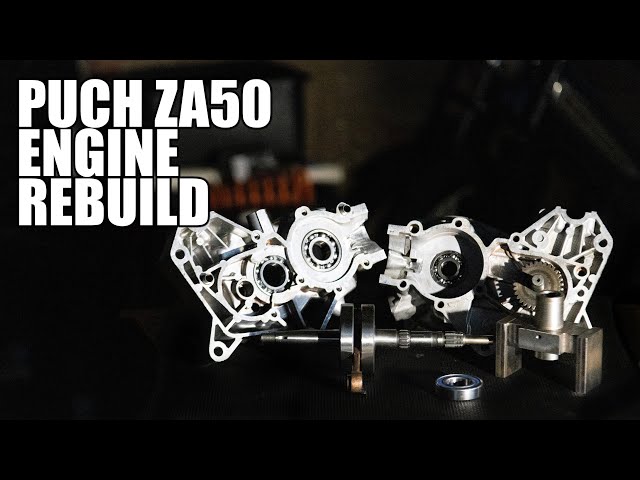 Puch ZA50 Moped Engine Rebuild, Crank Shimming, Bearings and Seals (Part 1 of 2)