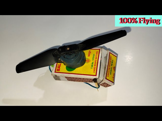 How To Make RC Helicopter With Cardboard / DIY RC Helicopter / Make Aeroplane