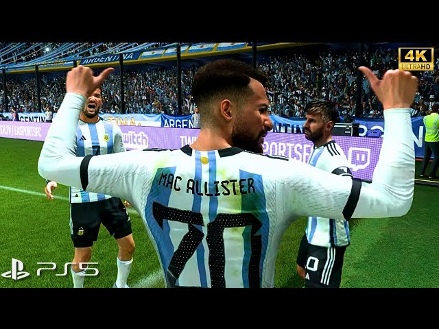 Messi Leads, Kane Underperforms | England vs Argentina | 11 Goals in Match | FC24 | PS5