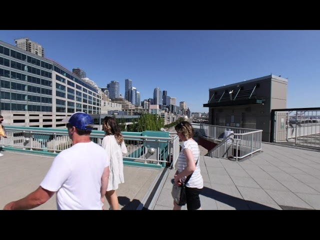 Seattle Waterfront Clip Series 3D VR 8k 180°  Ferries Pike Place Oculus Metaverse Virtual Realty