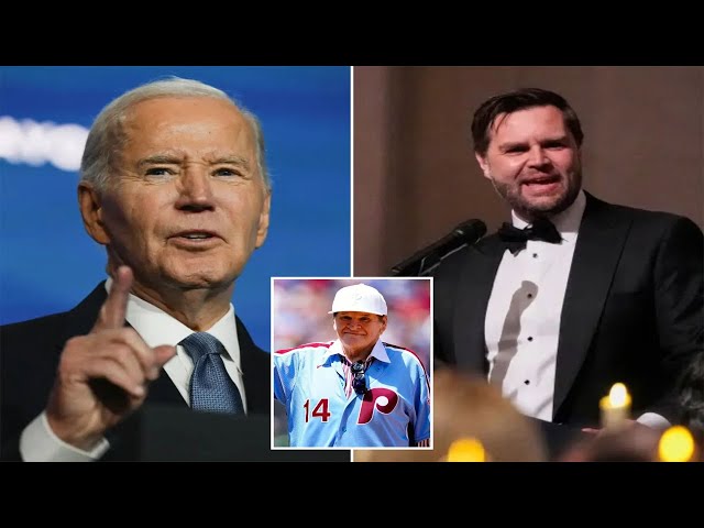 JD Vance mocks Biden’s 28th Amendment announcement with Pete Rose Hall of Fame comparison