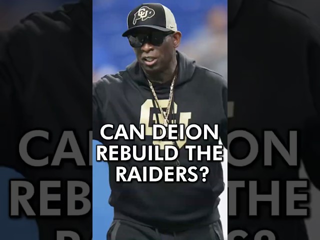 Deion Sanders can help Rebuild the Raiders #nfl #nflnews #raiders #raidersreport #shorts