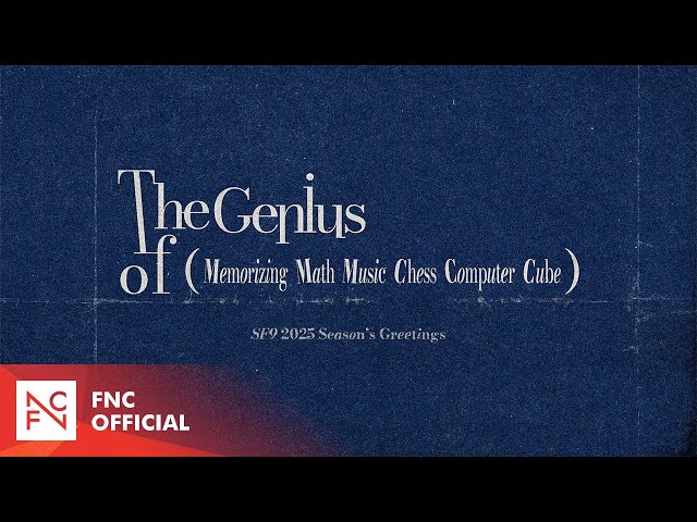 SF9 2025 SEASON'S GREETINGS - The Genius of 🎥 CONCEPT VIDEO