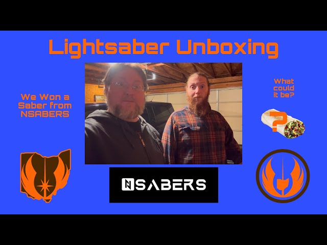 Unboxing a Lightsaber we Won from NSABERS!!