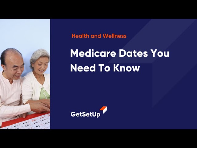 Medicare Dates You Need To Know, Classes designed for older adults